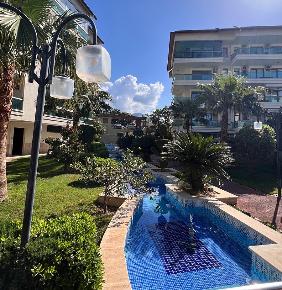 Luxuriöses 1+1 Apartment mit Burg- und Bergblick, Alanya - Oba