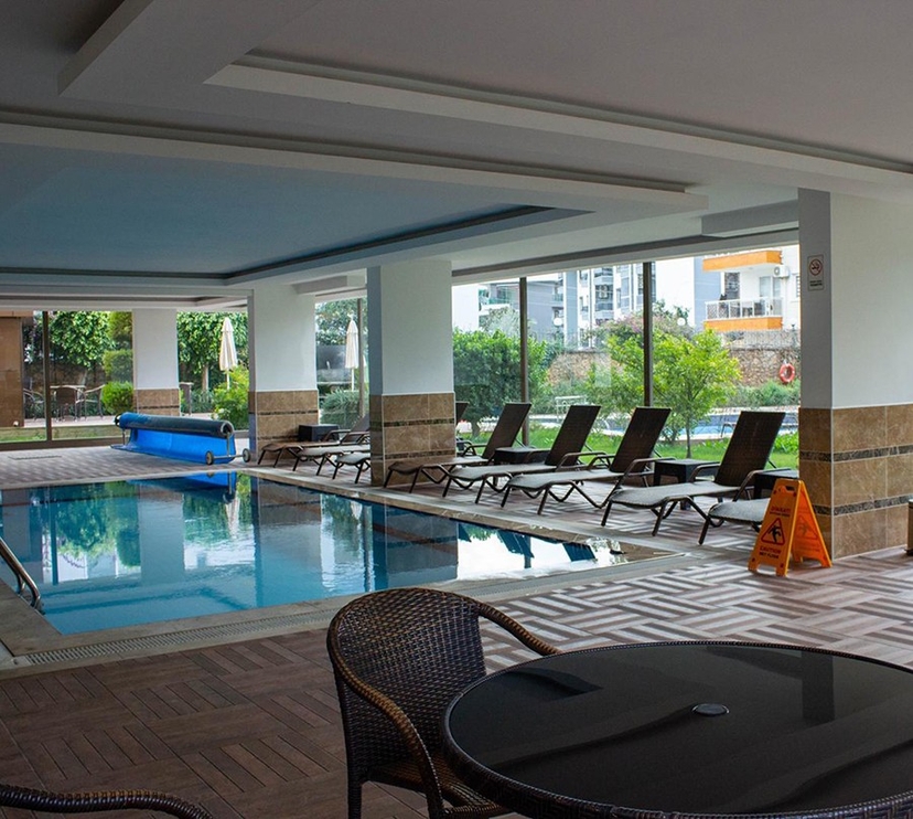 Luxuriöses 1+1 Apartment mit Burg- und Bergblick, Alanya - Oba