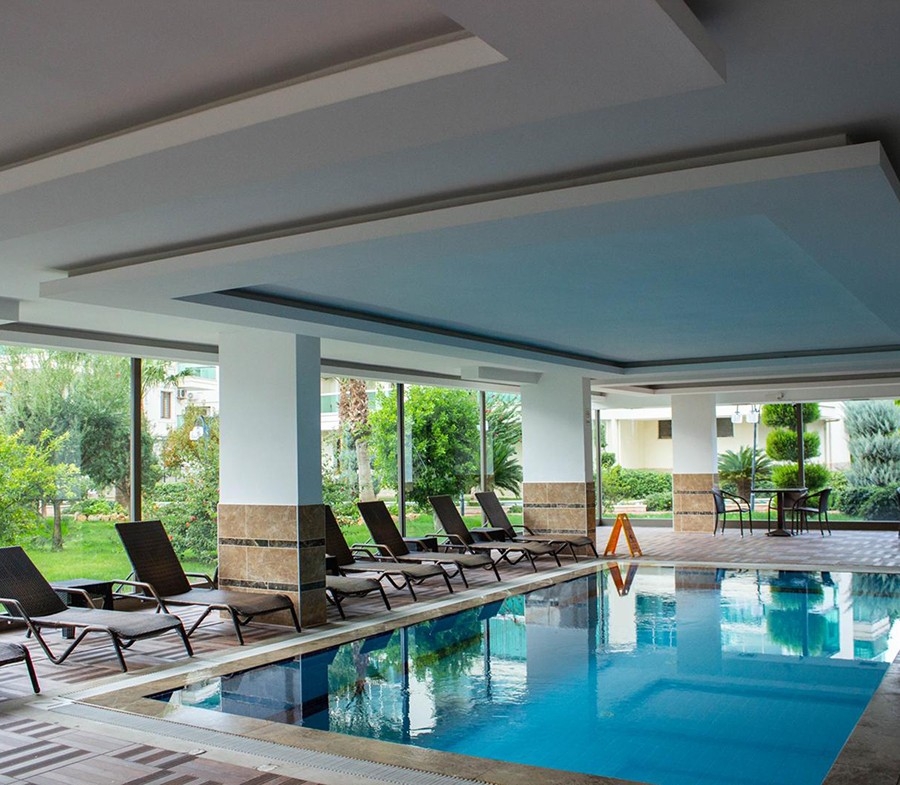 Luxuriöses 1+1 Apartment mit Burg- und Bergblick, Alanya - Oba