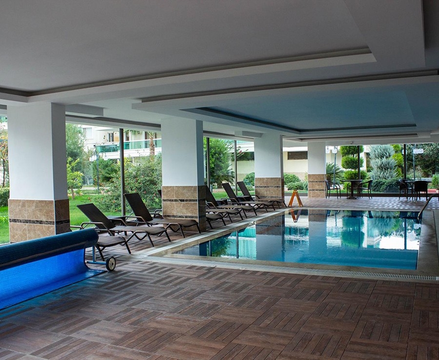 Luxuriöses 1+1 Apartment mit Burg- und Bergblick, Alanya - Oba