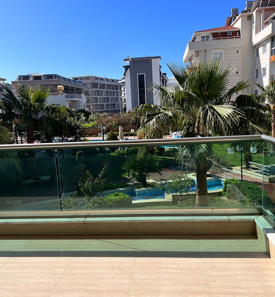 Luxuriöses 1+1 Apartment mit Burg- und Bergblick, Alanya - Oba