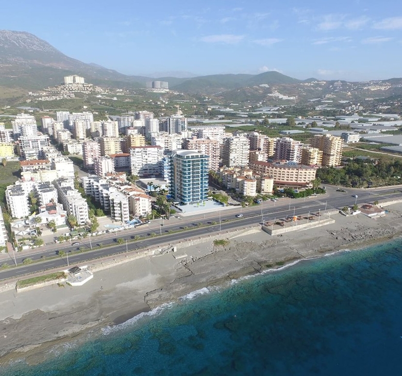 Luxury 2-bedroom beachfront apartment in Mahmutlar