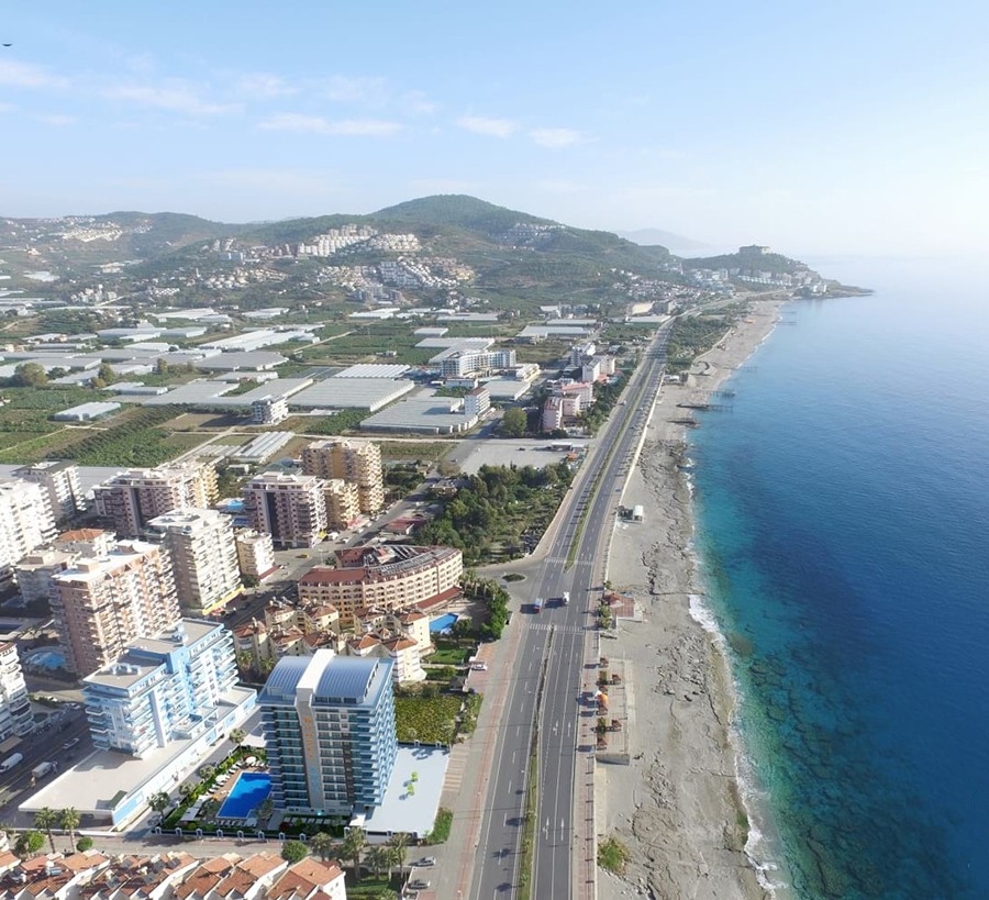 Luxury 2-bedroom beachfront apartment in Mahmutlar