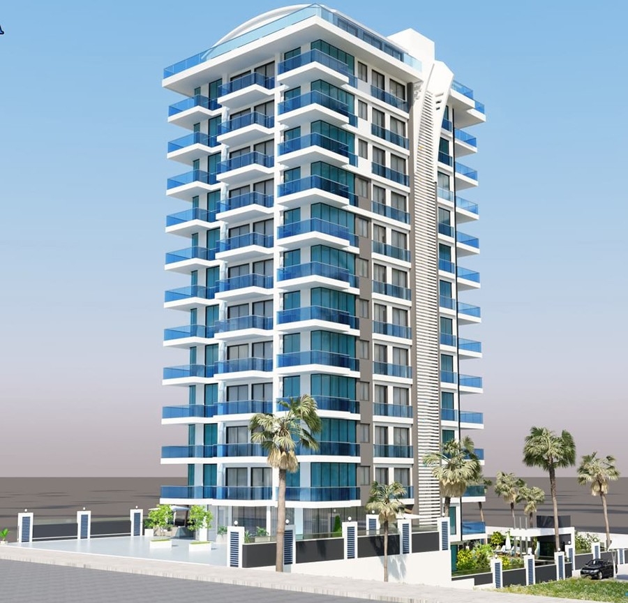 Luxury 2-bedroom beachfront apartment in Mahmutlar