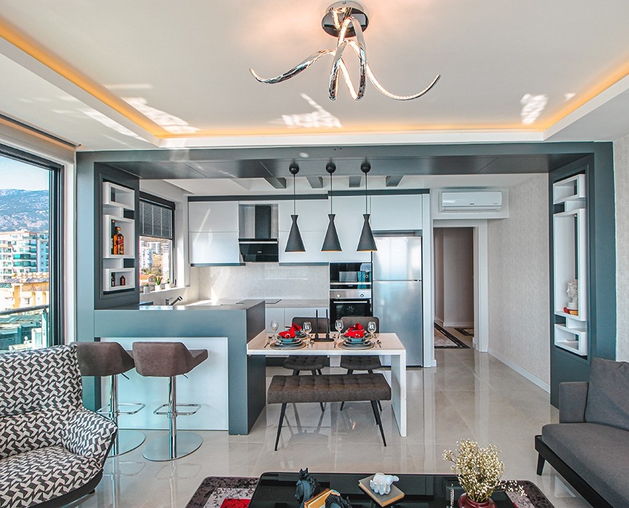 Luxury 2-bedroom beachfront apartment in Mahmutlar
