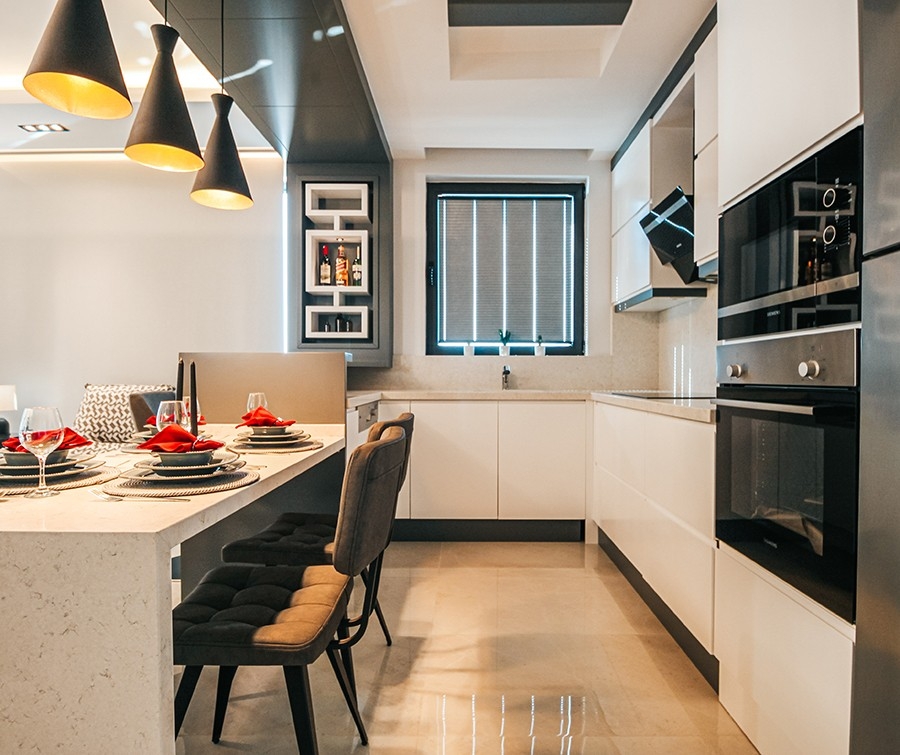 Luxury 2-bedroom beachfront apartment in Mahmutlar