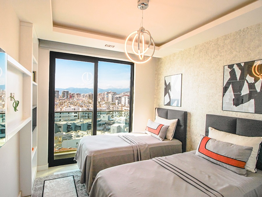 Luxury 2-bedroom beachfront apartment in Mahmutlar