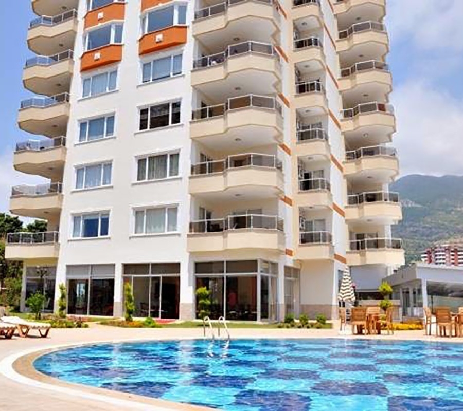 Luxuriöse 2+1 Wohnung mit Meerblick und Bergblick, Alanya - Cikcilli