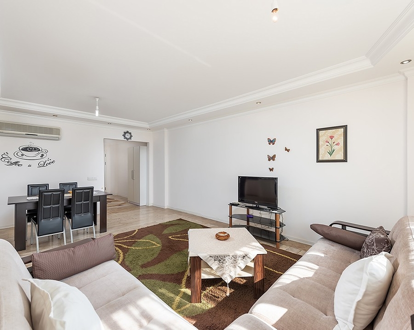 Luxuriöse 2+1 Wohnung mit Meerblick und Bergblick, Alanya - Cikcilli