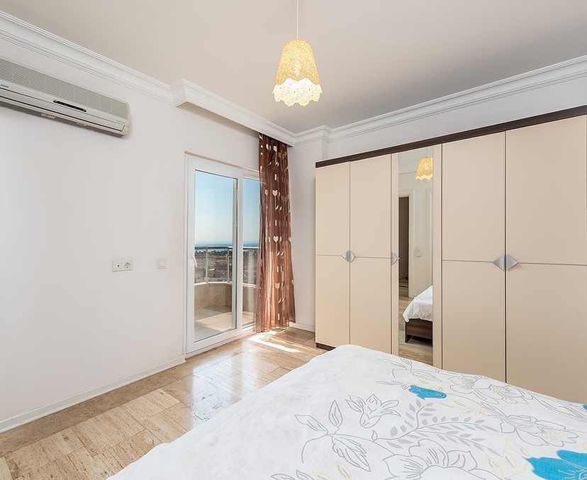 Luxuriöse 2+1 Wohnung mit Meerblick und Bergblick, Alanya - Cikcilli