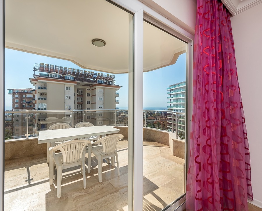 Luxuriöse 2+1 Wohnung mit Meerblick und Bergblick, Alanya - Cikcilli