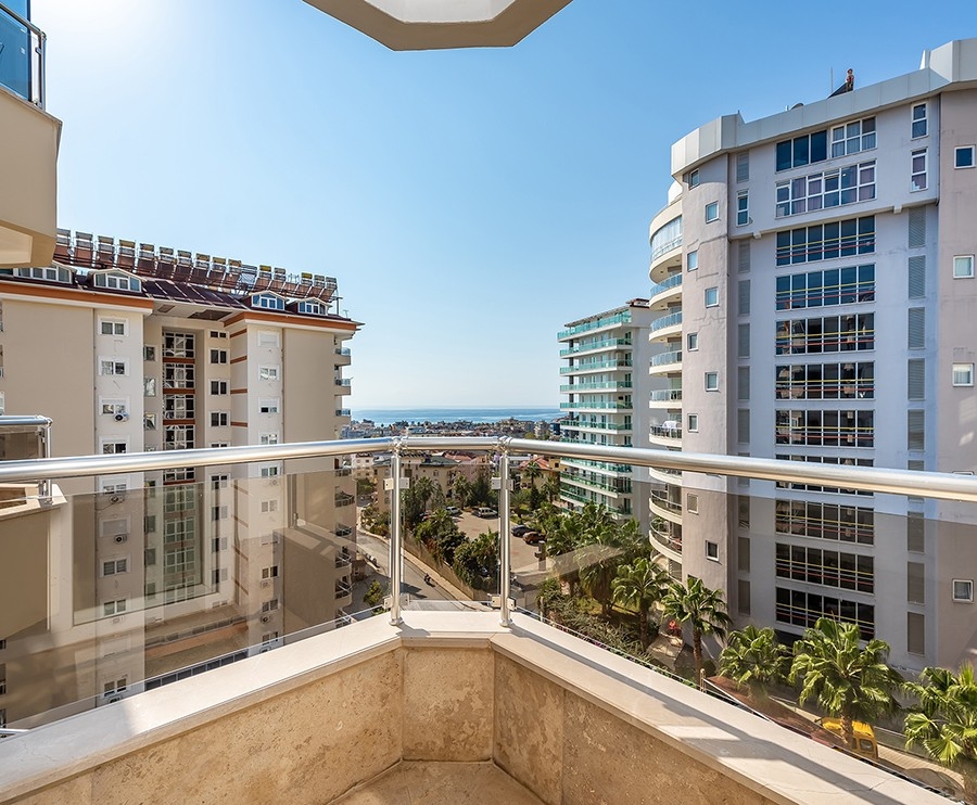 Luxuriöse 2+1 Wohnung mit Meerblick und Bergblick, Alanya - Cikcilli