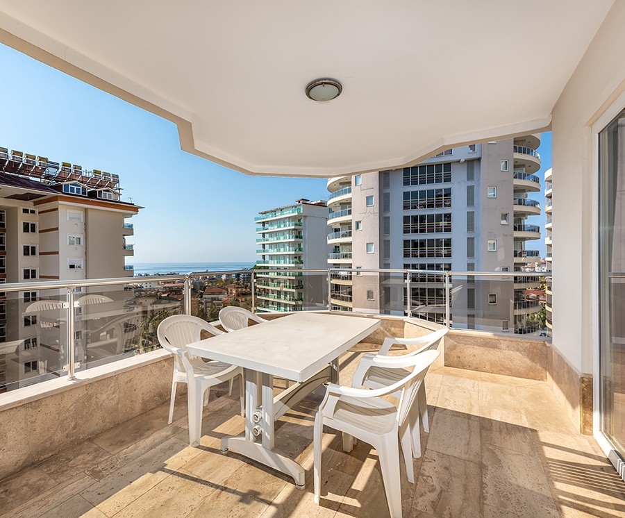 Luxuriöse 2+1 Wohnung mit Meerblick und Bergblick, Alanya - Cikcilli