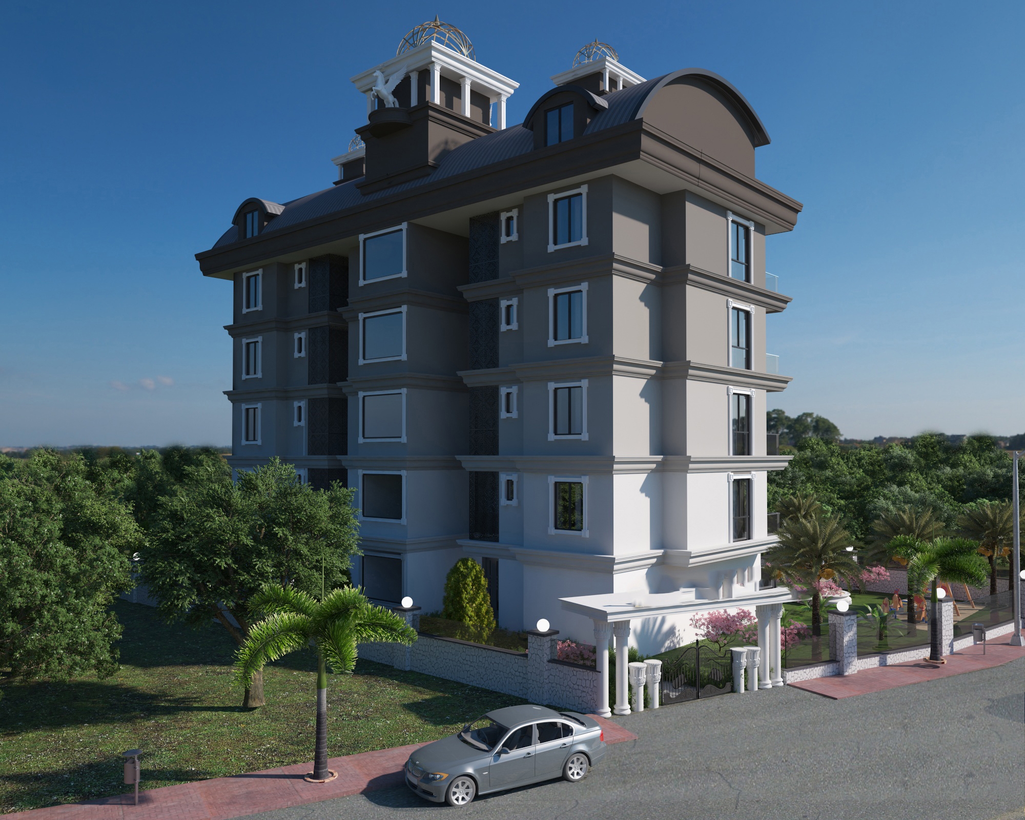 Luksuriøs Fjellutsikt 1+1 Leilighet i Gazipasa, Alanya