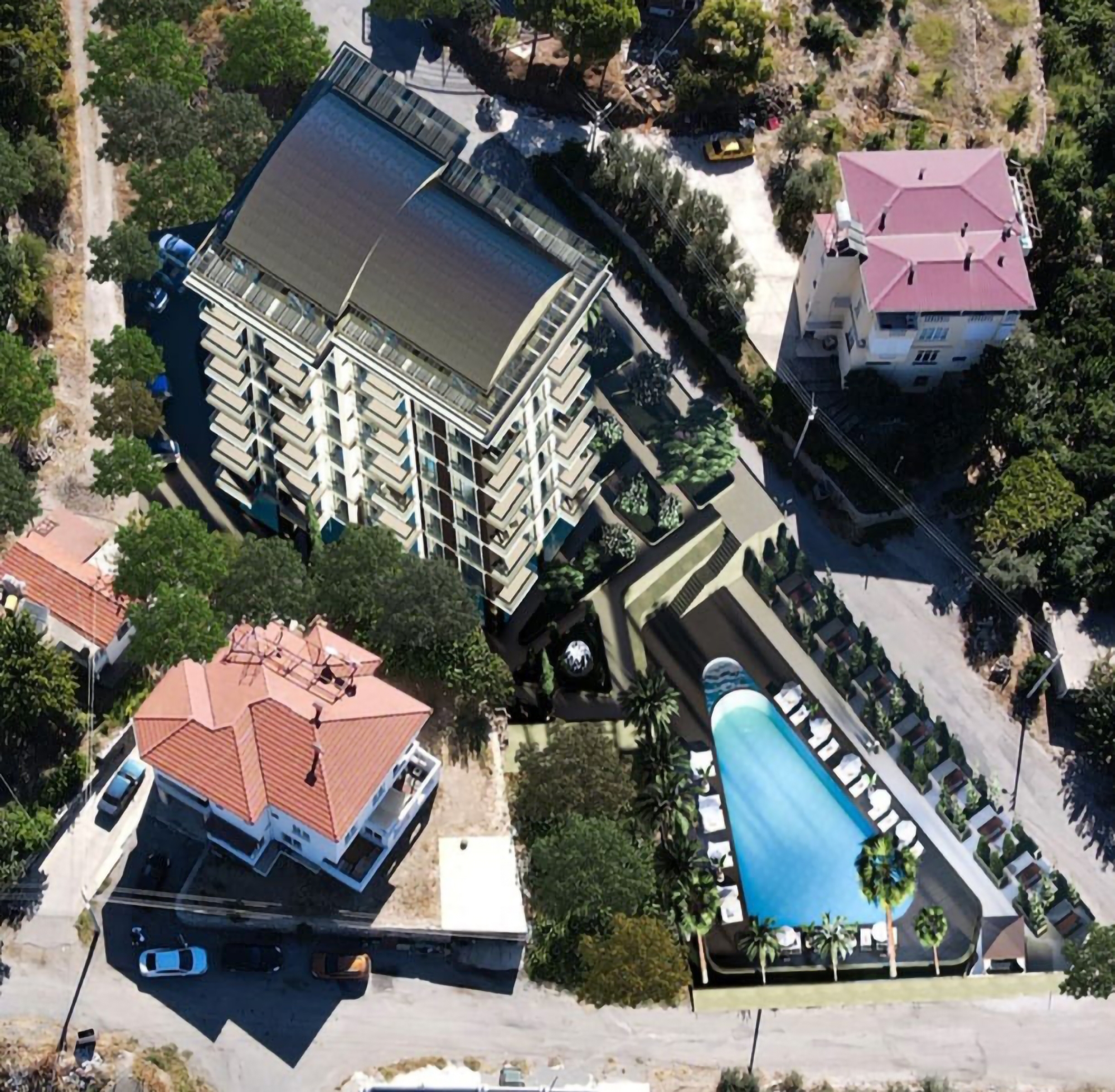 Luxuriöses 1+1 Apartment mit Bergblick in Demirtas, Alanya