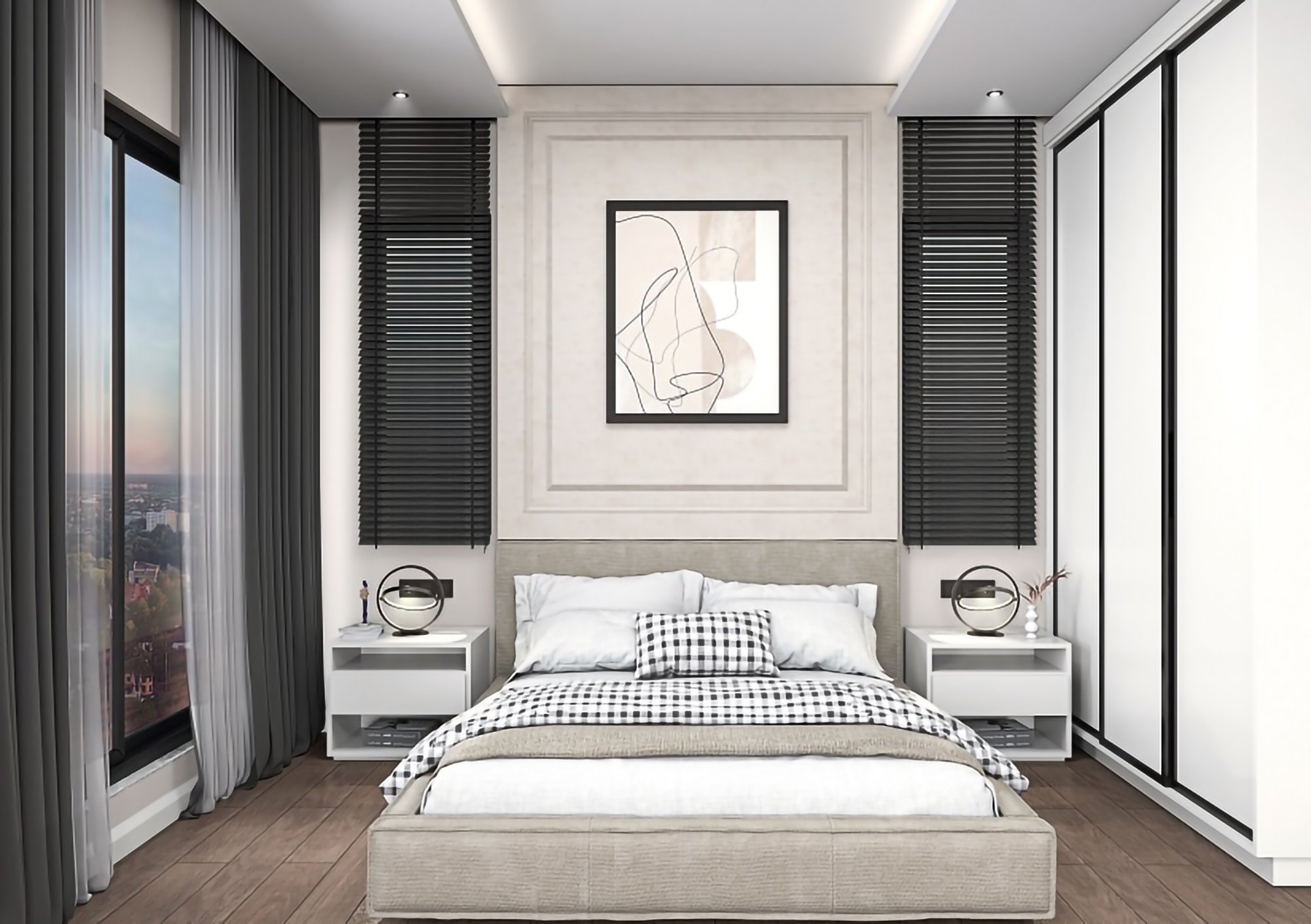 Luxus 1+1 Wohnung mit Meerblick und Bergblick, Alanya - Kargicak