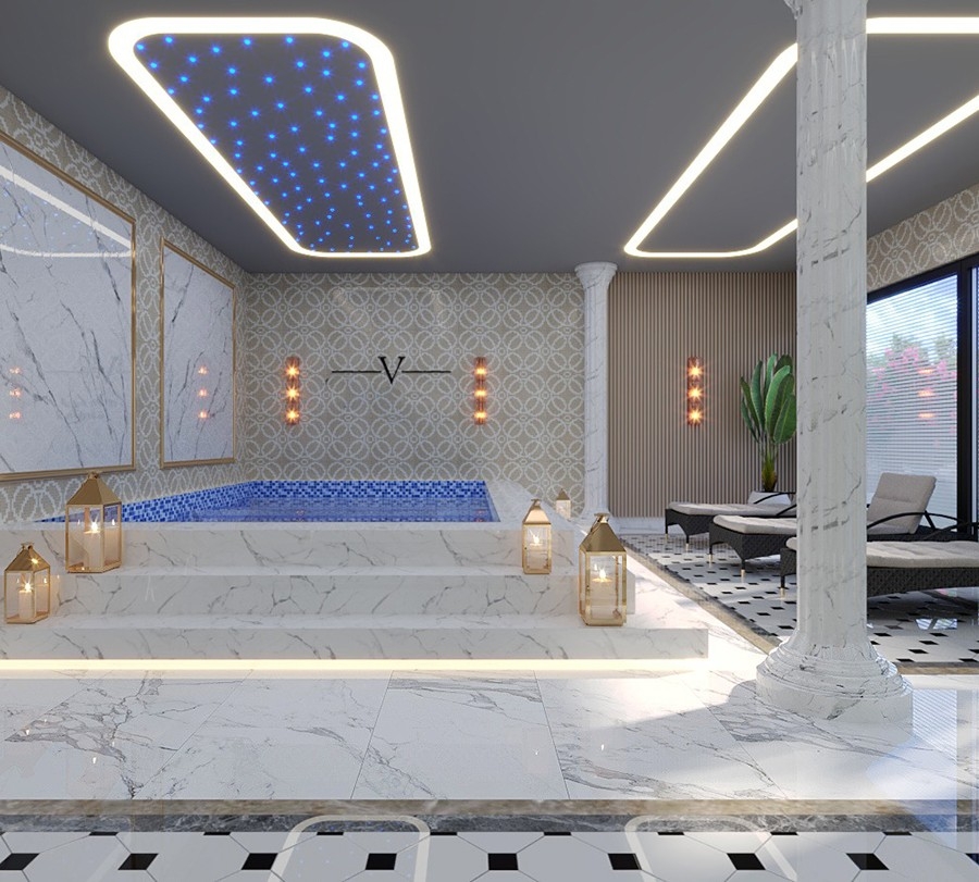 Attractive apartments for sale with sea view in Alanya