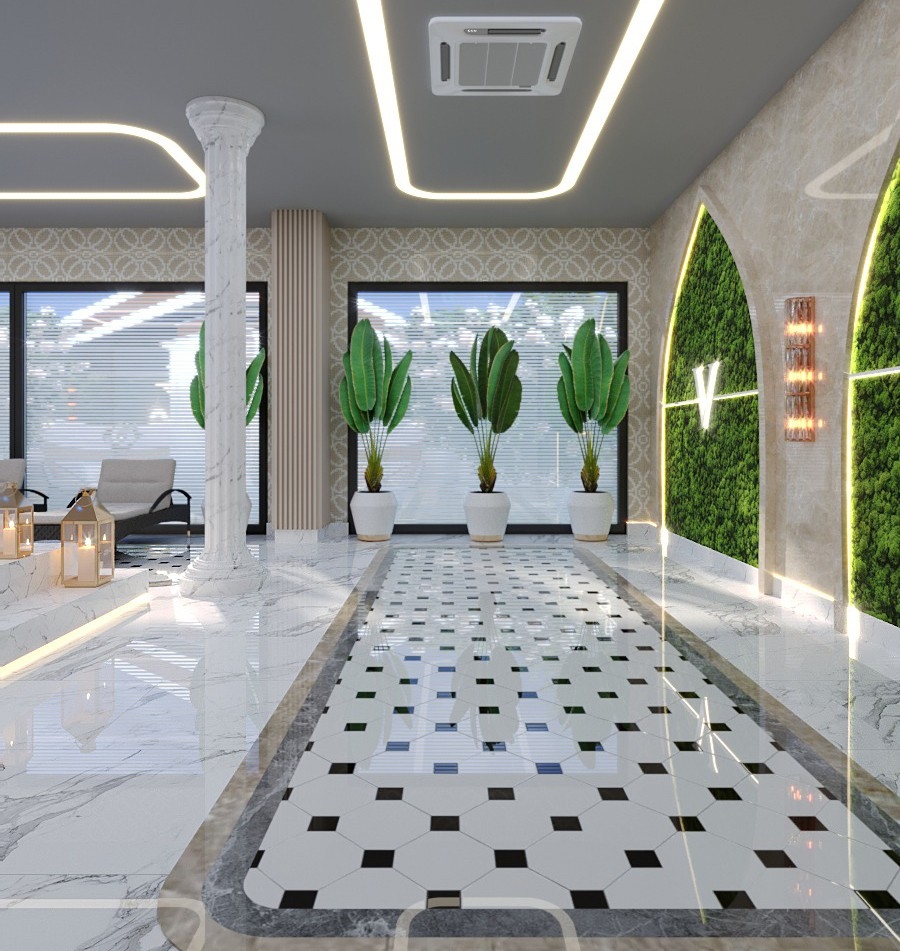 Attractive apartments for sale with sea view in Alanya