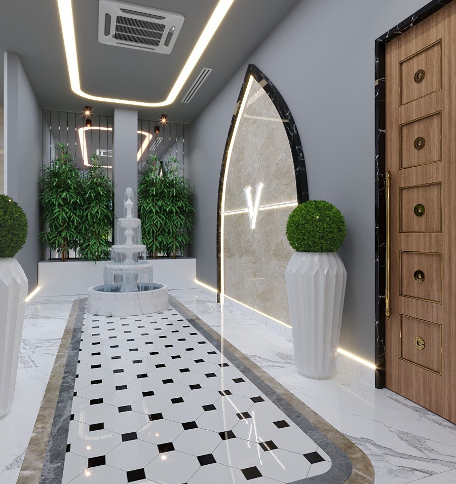 Attractive apartments for sale with sea view in Alanya