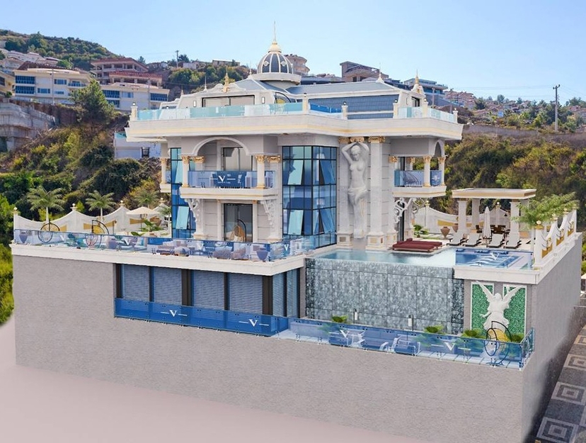 Furnished villa 5+1 with the possibility of obtaining citizenship in Alanya