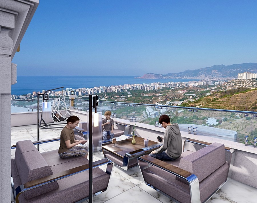 Furnished villa 5+1 with the possibility of obtaining citizenship in Alanya