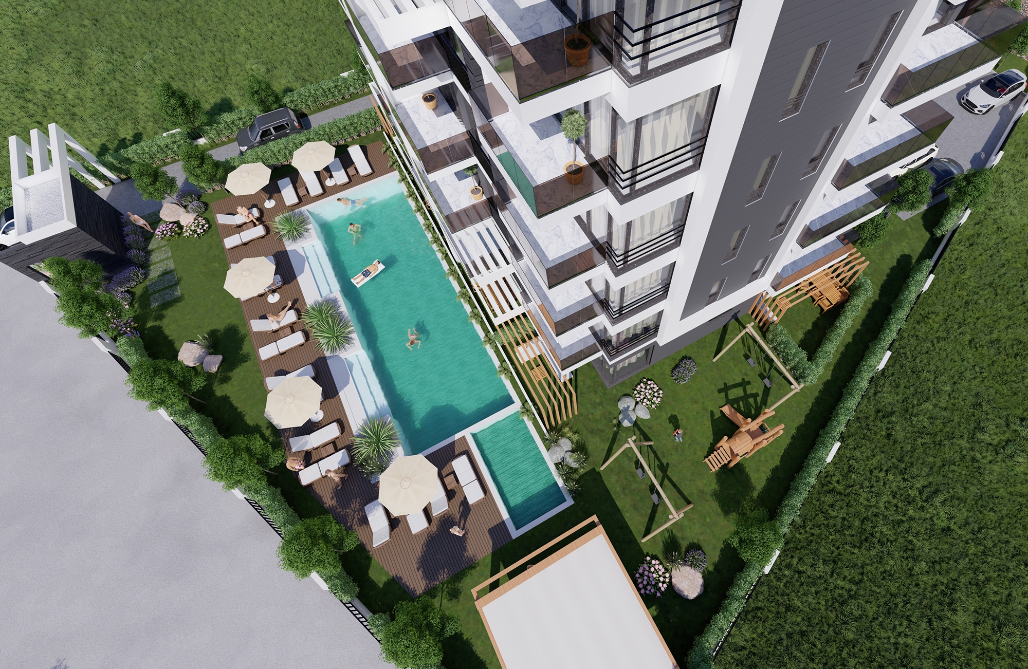 Luxury 1+1 Apartment with Sea and Mountain Views, Alanya - Demirtas