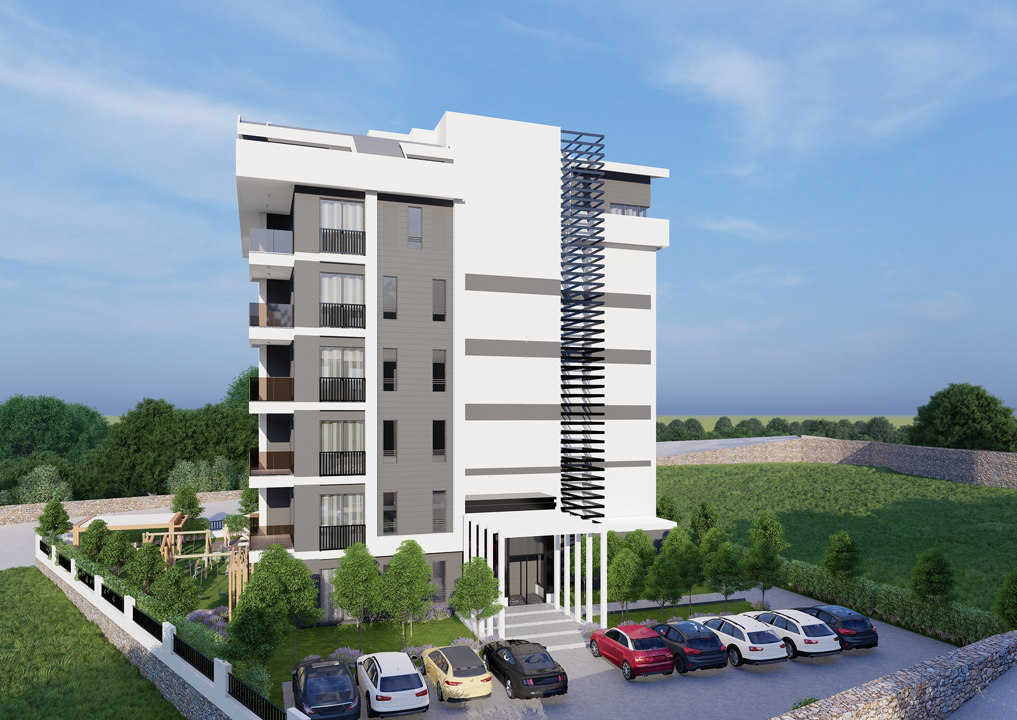 Luxury 1+1 Apartment with Sea and Mountain Views, Alanya - Demirtas