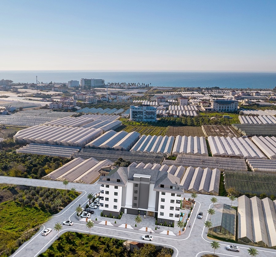 Project under construction in Payallar-Alanya area