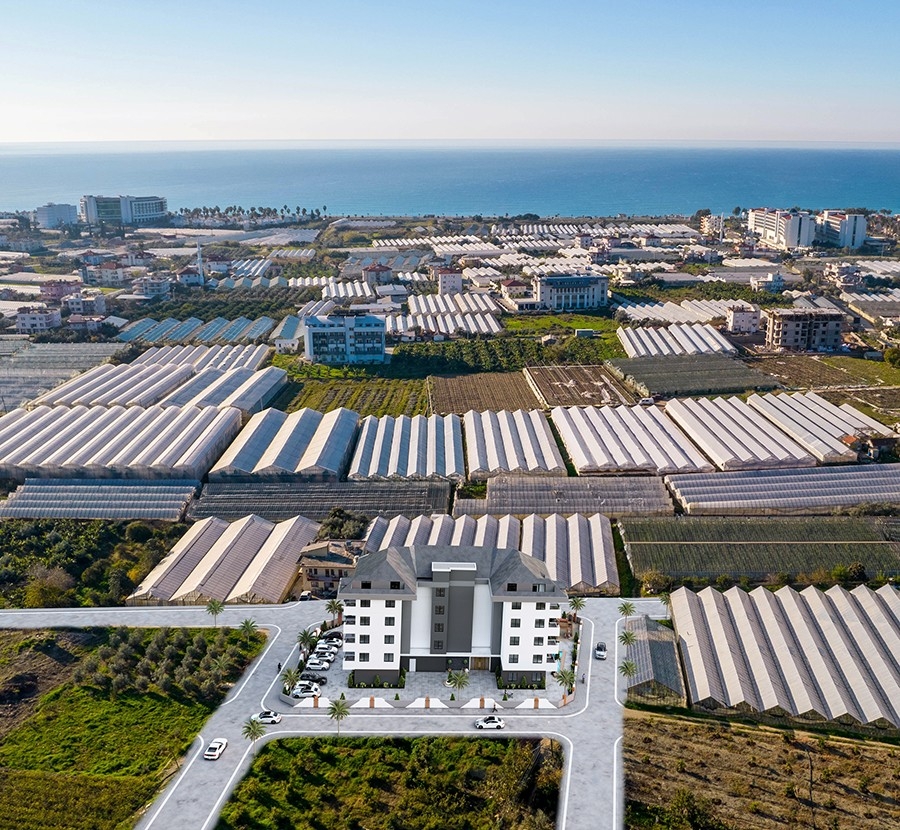 Project under construction in Payallar-Alanya area