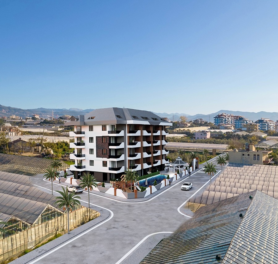 Project under construction in Payallar-Alanya area