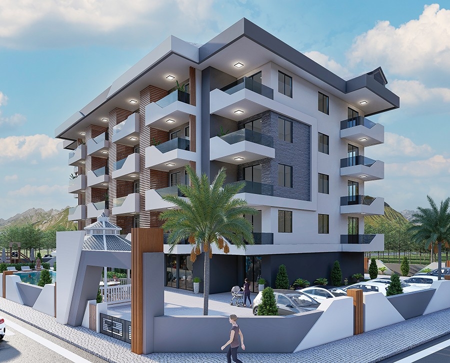 Project under construction in Payallar-Alanya area