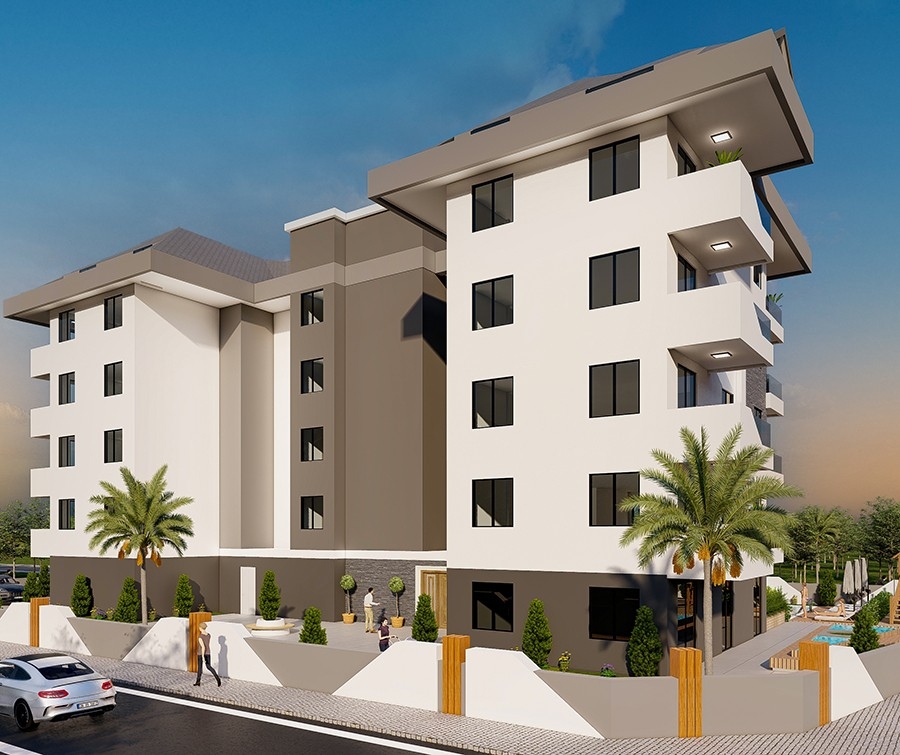 Project under construction in Payallar-Alanya area