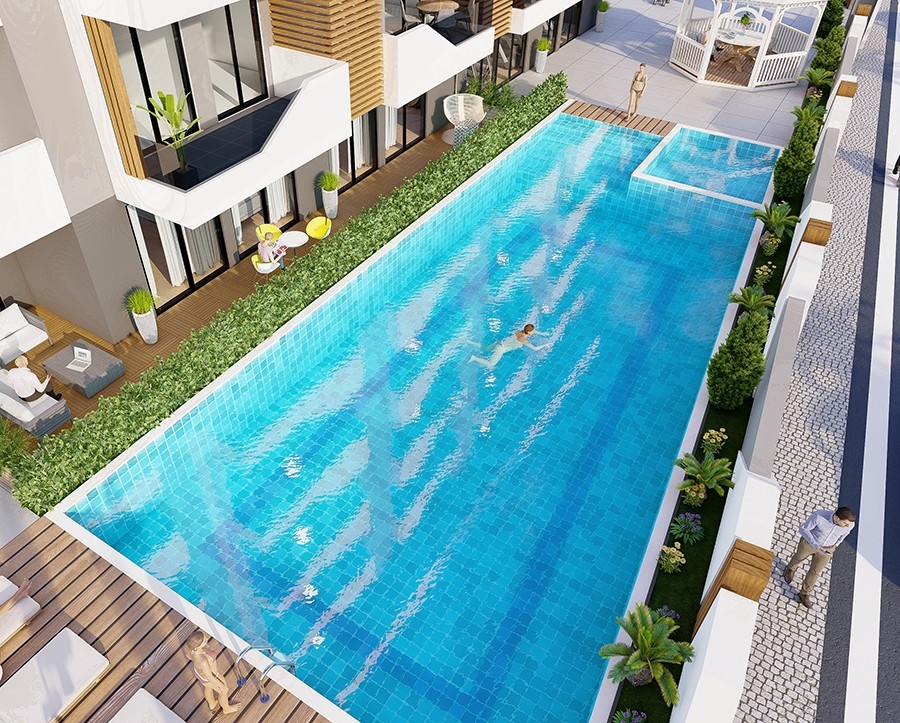 Project under construction in Payallar-Alanya area
