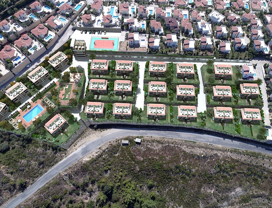 Lyxig 3+1 Villa med utsikt över slott och berg, Alanya - Kargicak