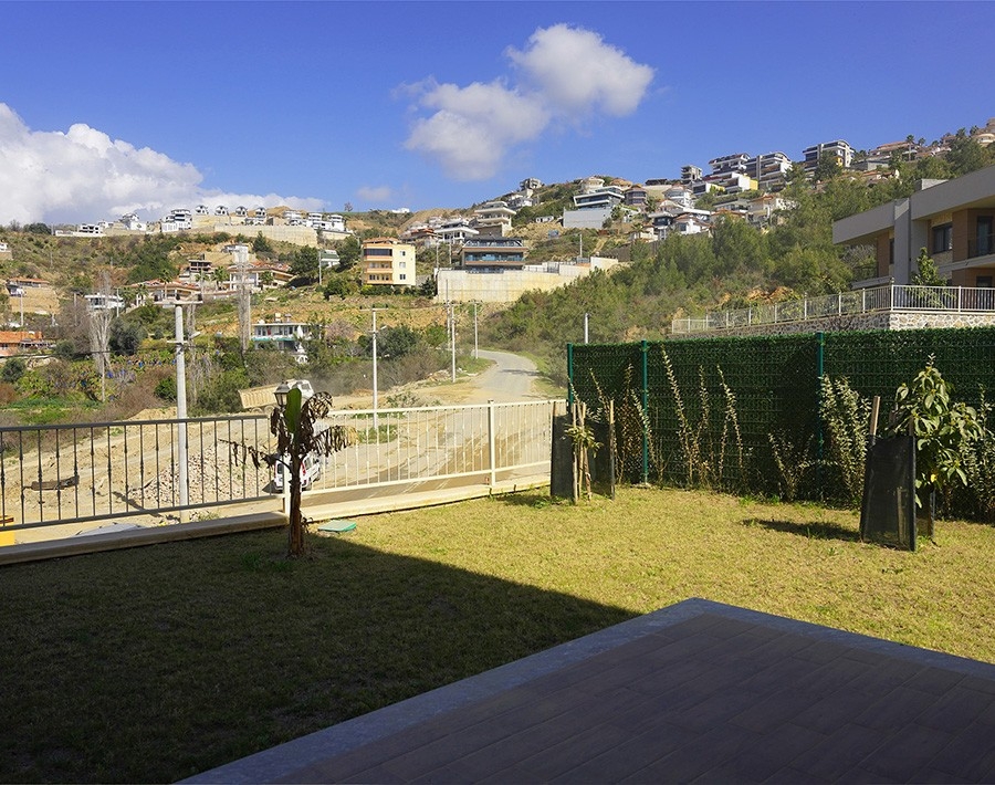 Lyxig 3+1 Villa med utsikt över slott och berg, Alanya - Kargicak