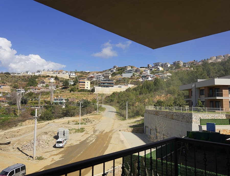 Lyxig 3+1 Villa med utsikt över slott och berg, Alanya - Kargicak