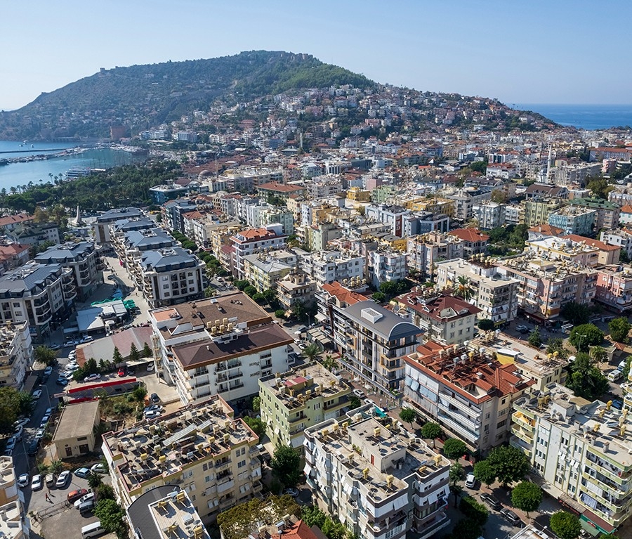 A new attractive project in the center of Alanya near the sea