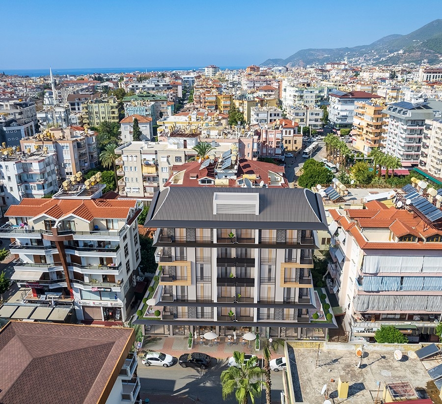 A new attractive project in the center of Alanya near the sea