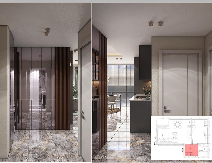 A new attractive project in the center of Alanya near the sea