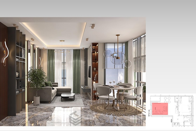 A new attractive project in the center of Alanya near the sea