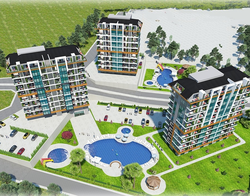 The luxury complex project is coming to Alanya