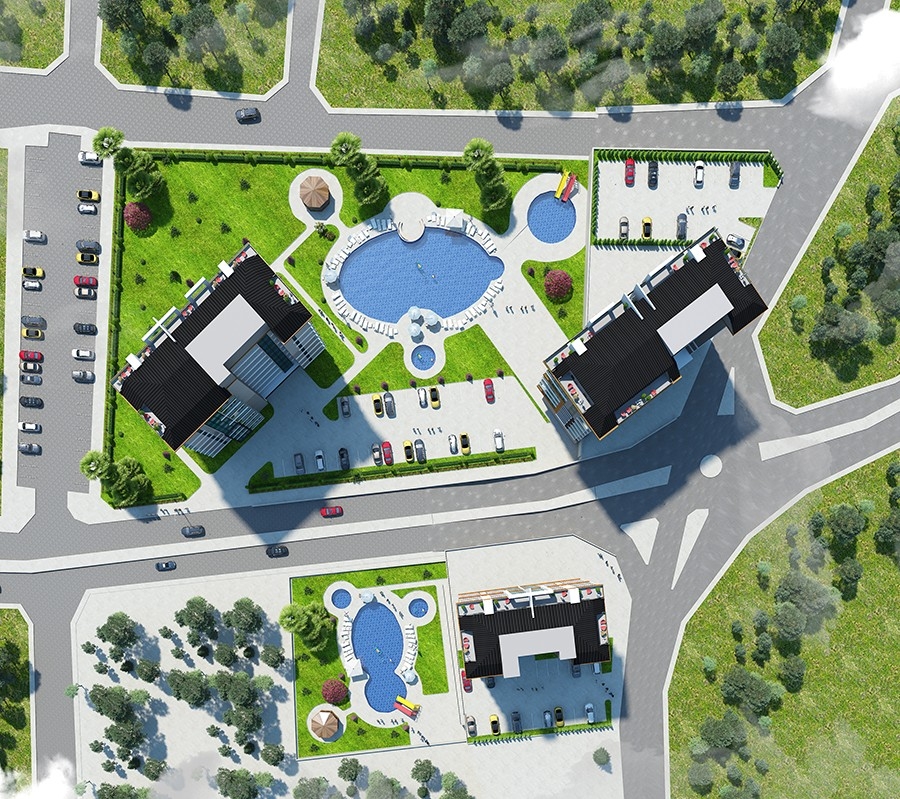The luxury complex project is coming to Alanya