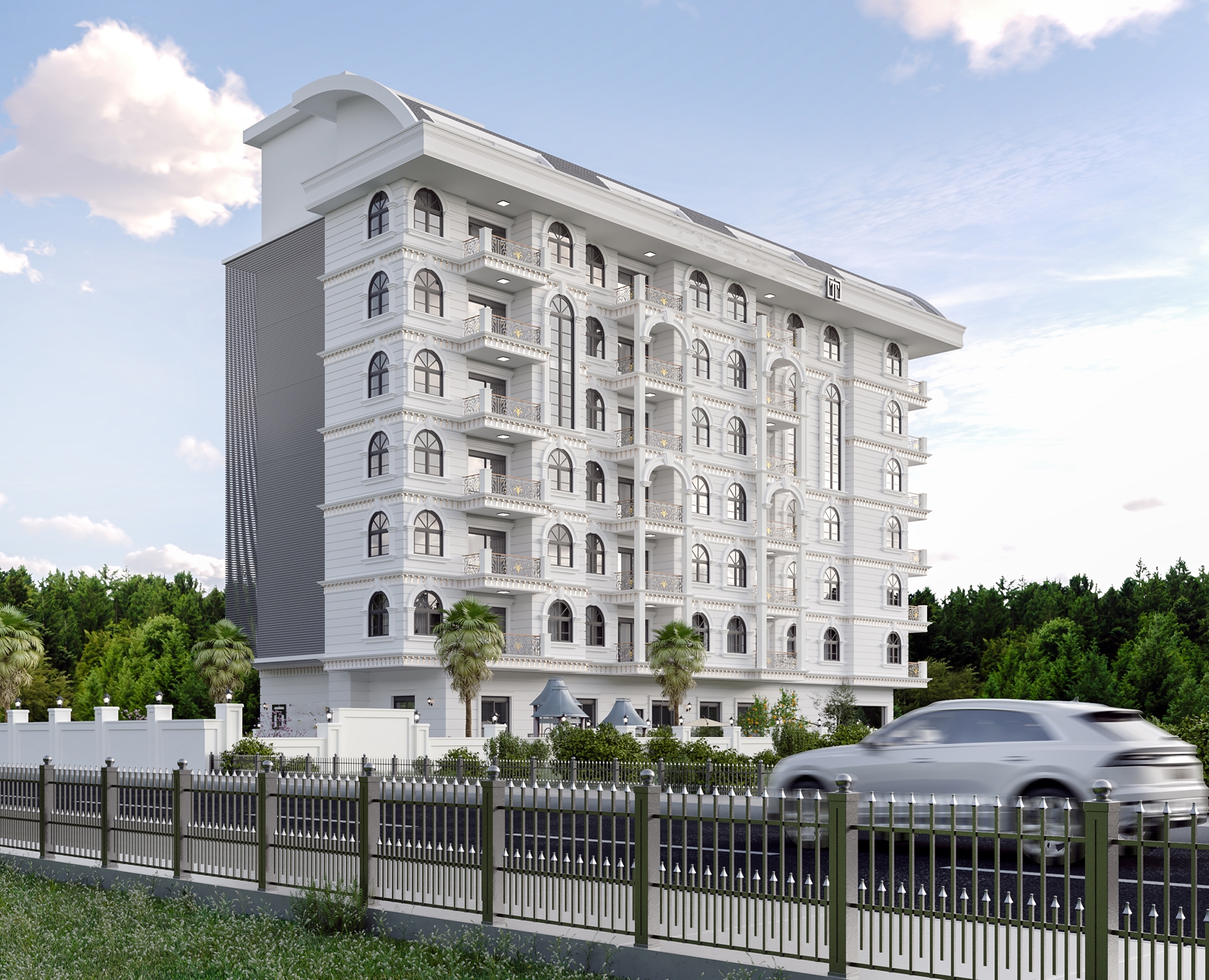 Luxuriöses 2+1 Apartment mit Burg- und Bergblick, Alanya Zentrum