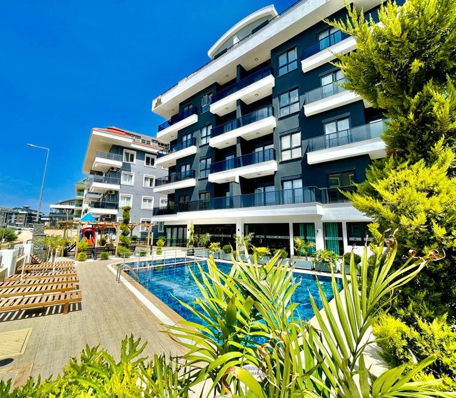 Luxury 2+1 Garden Floor with Mountain View, Alanya - Oba