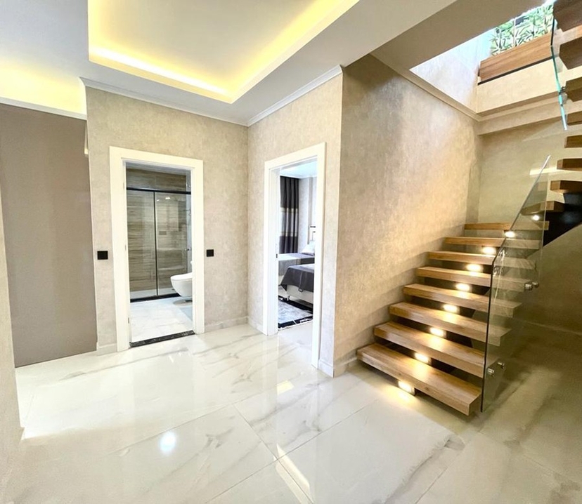 Luxury 2+1 Garden Floor with Mountain View, Alanya - Oba