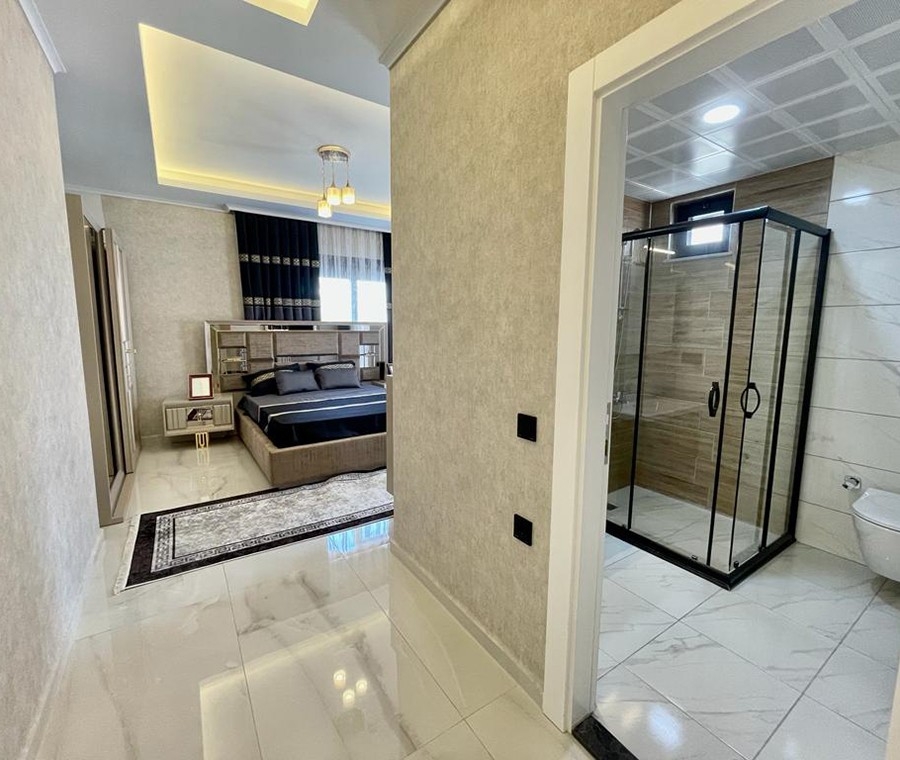 Luxury 2+1 Garden Floor with Mountain View, Alanya - Oba