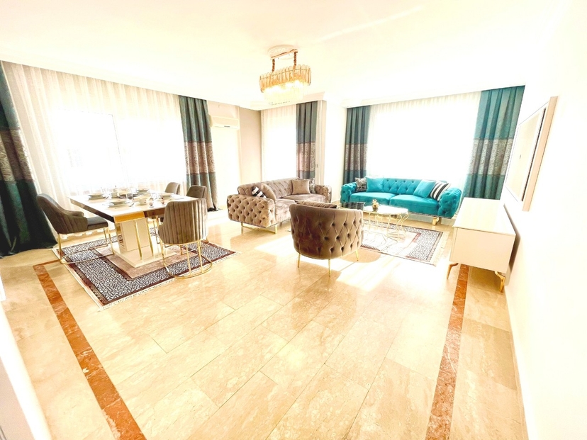 3+1 Penthouse with Castle and Mountain Views, Alanya - Oba
