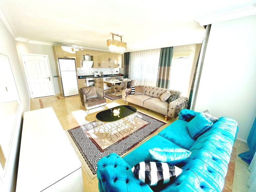 3+1 Penthouse with Castle and Mountain Views, Alanya - Oba