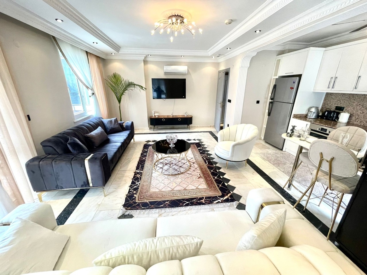 2+1 Wohnung mit Bergblick in Oba, Alanya