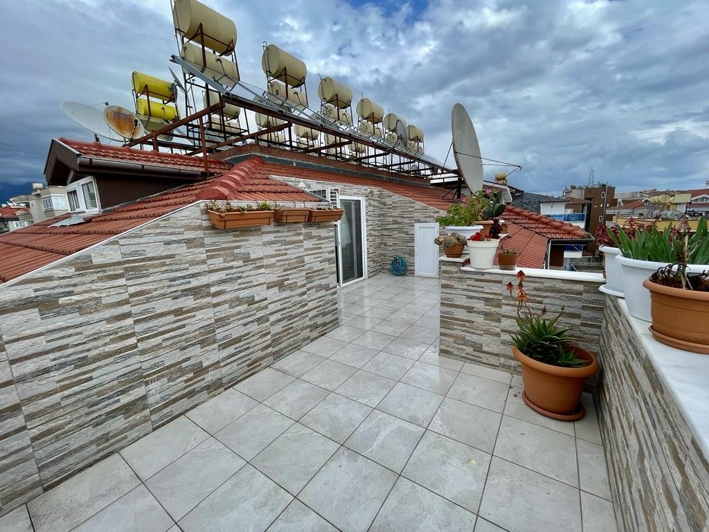 Romslig 3+1 Penthouse med Fjellutsikt i Alanya - Oba
